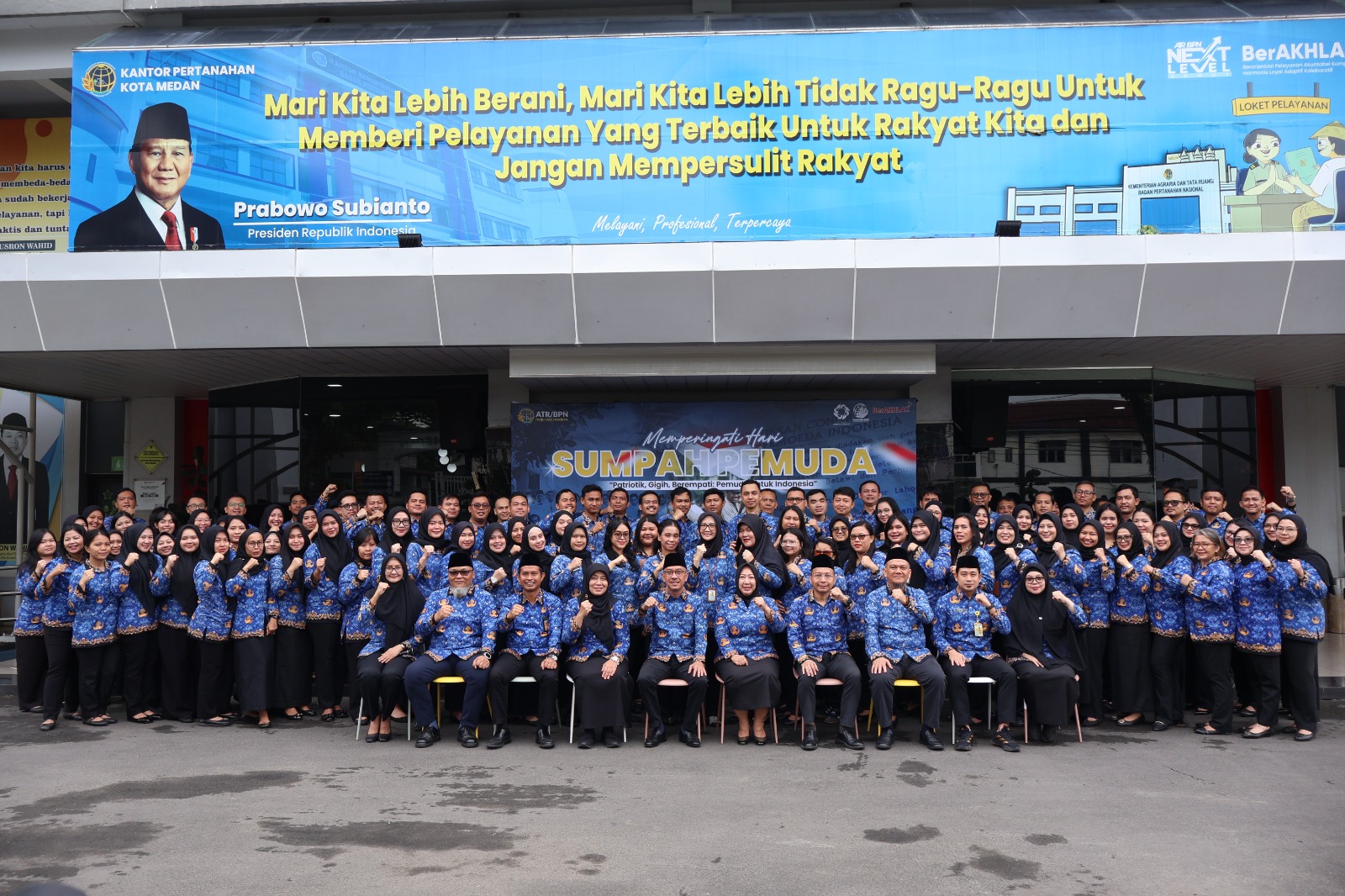 Kantor Pertanahan Kota Medan Laksanakan Upacara Peringatan Hari Sumpah Pemuda Tahun 2026